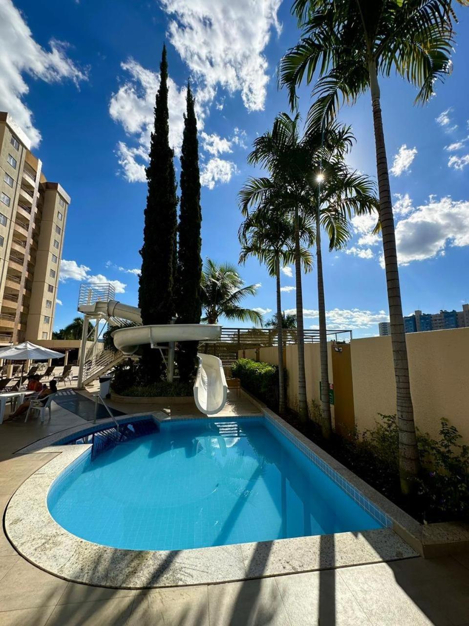 Апарт отель Caldas Novas - Prive Das Thermas II - Apto 3 Quartos - Parque Aquatico Экстерьер фото