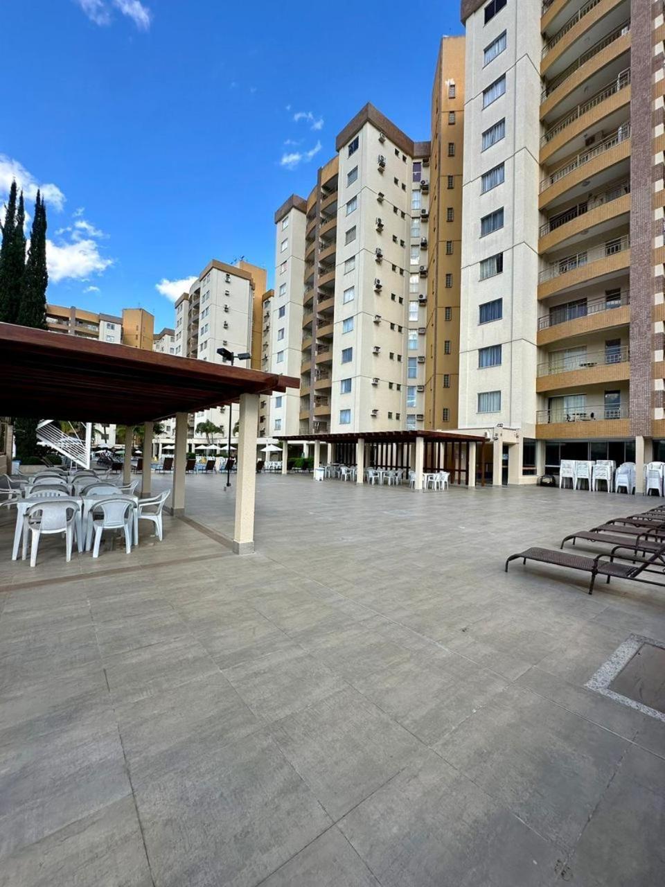 Апарт отель Caldas Novas - Prive Das Thermas II - Apto 3 Quartos - Parque Aquatico Экстерьер фото