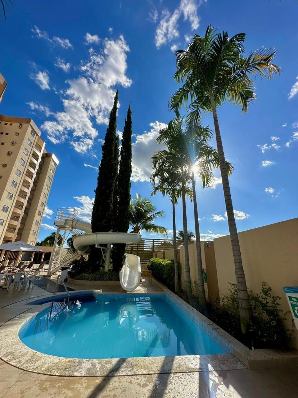 Апарт отель Caldas Novas - Prive Das Thermas II - Apto 3 Quartos - Parque Aquatico Экстерьер фото